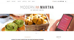 Desktop Screenshot of modernmartha.com