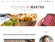 Tablet Screenshot of modernmartha.com